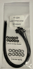 Ten Lionel 61-22 lamp contact (151-38) W/12