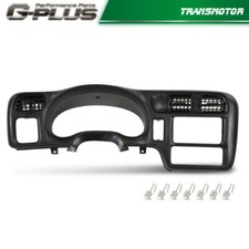 BLACK DASH BEZEL DOUBLE DIN FIT FOR 1998-2004 CHEVY S-10 GMC SONOMA JIMMY BLAZER picture