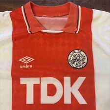 Ajax Amsterdam  1989-1991 Umbro Home Shirt Vintage Grail Piece picture