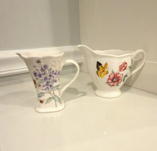 Set of 2 Lenox Butterfly Meadow Creamers picture
