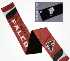 NFL Atlanta Falcons Jersey Scarf With Zip Pocket Little Earth picture