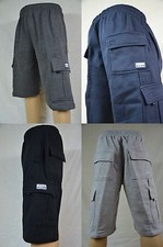 NWT Pro Club Heavy Weight Fleece Cargo Shorts Mens Sweatpants Pocket S-7XL picture