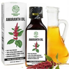 Extra Virgin Amaranth Seed Oil Cold Pressed High Squalene Skin Hair Cooking 100m picture