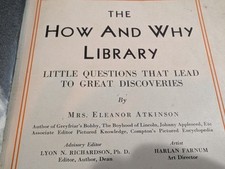 The How And Why Library By Mrs. Eleanor Atkinson 1934 picture