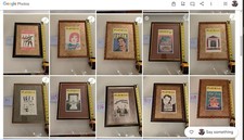 Broadway Playbills Collection of 55 Assorted Framed & Matted Brand New Condition picture