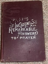 Antique Touching Incidents and Remarkable Answers to Prayer S B Shaw Book HC picture