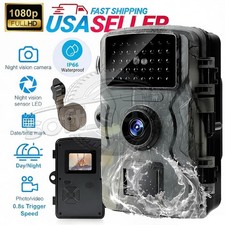 Wildlife Hunting Trail Camera Full HD 1080P Night Vision Motion Waterproof Cam picture