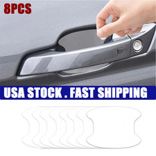 8pcs Car Door Handle Anti Scratch Invisible Sticker Transparent Decal Protector picture