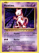 Mewtwo 51/108 Rare Evolutions Pokemon Lightly Played picture
