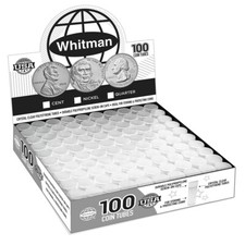 Whitman® Round Coin Tubes – Nickels - 100 Count picture