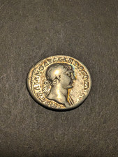Roman Empire Trajan 98-117 AD AR Denarius RIC 122 Ancient Silver Coin picture
