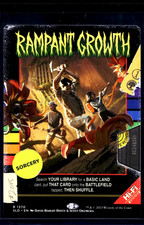 2023 MTG Magic The Gathering Secret Lair Movie Poster Card #1370 Rampant Growth picture