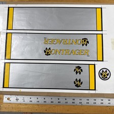 NOS BONTRAGER OR FRAME DECALS RACE LITE PRIVATEER WHITE STICKERS VINTAGE VRC picture