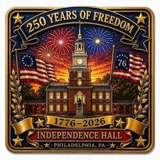 2023 America's 250 Anniversary Collectible Refrigerator Magnet picture