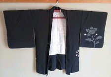 silk vintage japanese kimono haori jacket picture
