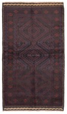 Vintage Traditional Hand-Knotted Area Rug 3'7