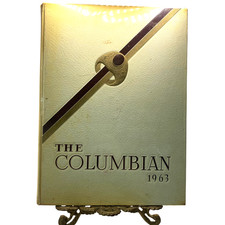 Vintage 1963 Columbian Columbia High HC School Yearbook Signed SC USA picture
