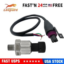 Stainless Pressure Transducer 100/150/200/300/500 PSI For Fuel Oil AIR Sensor picture