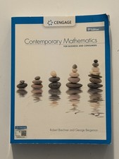 Contemporary Mathematics for Business & Consumers (US PAPERBACK STUDENT 9/E) picture