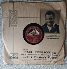Vintage Paul Robedon 78rpm, B8482 Sleepy Time Down South, Film Promo Sleeve picture