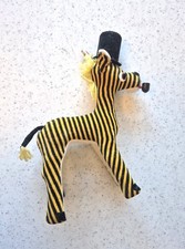 Vintage Dakin Dream Pets Zebra Smoking Pipe Stuffed Plush Figure Japan RARE picture