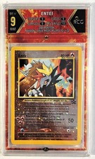 Pokemon 2001 Black Star Promo Entei 34 Holo RCG 9 MINT picture
