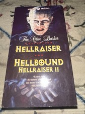 HELLRAISER & HELLBOUND: HELLRAISER II (VHS, 1996, 2-Tape Set) Clive Barker GUC picture