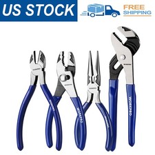 WORKPRO 4-Piece Professional Hand Tool Pliers Set for Home & Electrical Work picture