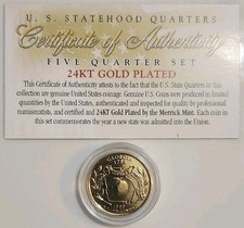 1999-D 25C Georgia State Quarter (Gold-Plated) picture