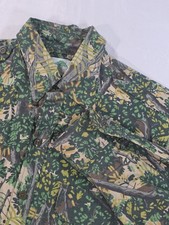 Vtg 1989 Bushlan South Texas Camo Shirt Mens L Cotton USA Gorpcore picture