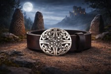 Celtic Knot Belt Buckle – Antique Silver Finish picture