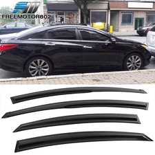 Fits 11-14 Hyundai Sonata YF MUG Style Window Visors Rain Sun Guard Deflector picture
