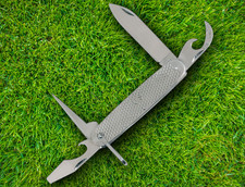 Reproduction U.S. Army Pocket Knife Multi Tool Stainles Steel Handle 4