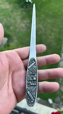 Antique Rudolf Schmidt & Co Vienna Letter Opener Advertising Gussstahl-Werk picture