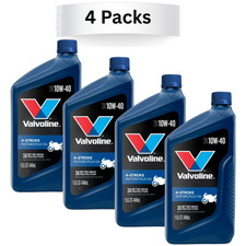 (4 pack) VAL 4-S MCYCLE OIL CV 10W40 6/1 QT WM -Free Shipping picture