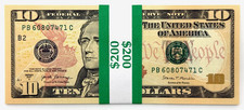 NEW Uncirculated TEN Dollar Bills Series 2017A $10 Sequential Notes  LOT of 20 picture