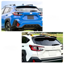 For 2024 2025 Subaru Crosstrek Carbon Fiber Look Car Roof Spoiler Wing Lip Trim picture