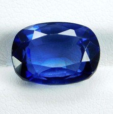 Certified 7.85 Ct Natural Ceylon Blue Sapphire Cushion Cut Loose Gemstone A++ picture