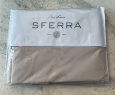 SFERRA Celeste FULL/QUEEN Duvet Cover Long Staple Cotton 88x92” Mushroom (Taupe) picture