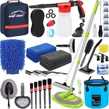 42Pcs Car Wash Kit with Foam Gun, Complete Car Detailing Brush Kit picture