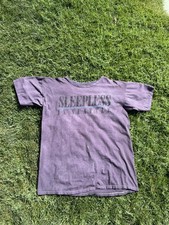 1993 Vintage OSFM Sleepless In Seattle Movie Promo Sleep T Shirt Custom dyed  picture