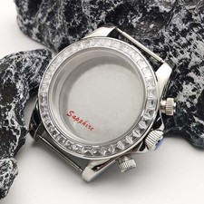 40mm VK63 Diamond Case Sapphire Crystal Stainless Steel Watch picture