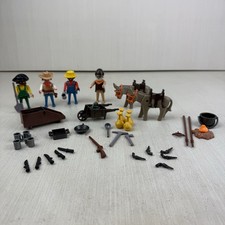 Playmobil # 3747 Gold Miners Panning Mining Playset Old West Parts Pieces picture