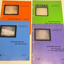HP Spectrum Analyzer Application Notes 150 Set Plus Pulsed RF Calculator VTG 70s picture