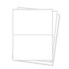 Half Sheet Shipping Labels 8.27x5.32 Self Adhesive Laser Inkjet picture