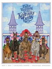 Kentucky Derby 152nd Running 2026 Horse Racing Poster picture