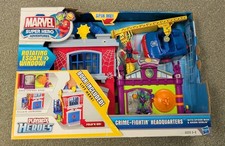 RARE Marvel Playskool Heroes Crime Fightin Headquarters SEALED Retired Spiderman picture