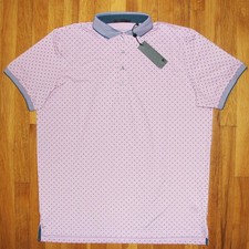 Greyson Icon Golf Polo Shirt Mens L Mavue Mist Short Sleeve New $118 picture