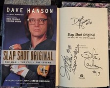 The Hanson Brothers Signed Book 