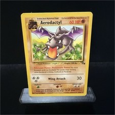 Wizards of the Coast Fossil Aerodactyl 16/62 Rare Unlimited 1999 picture
